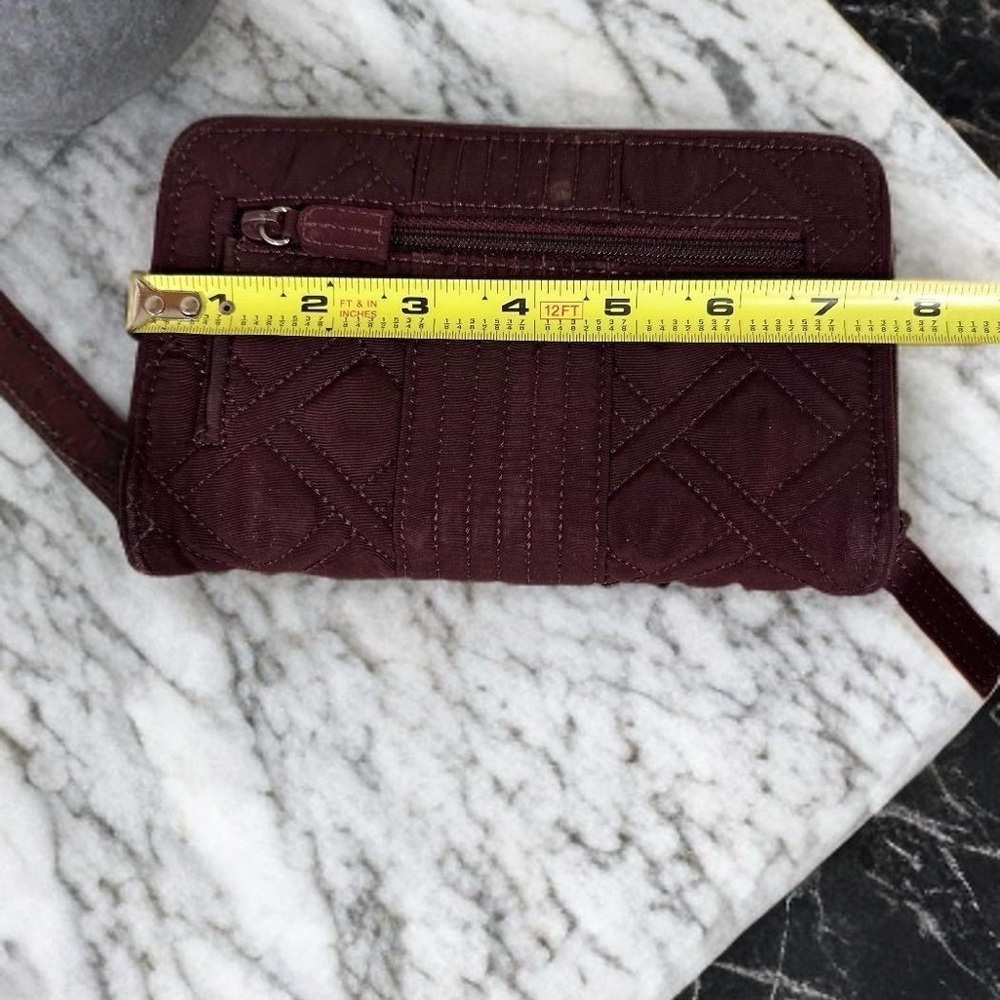 FREE* Vera Bradley Ultimate Trifold Accordion Wallet Rehabbed Floral Accents GUC - Picture 14 of 17